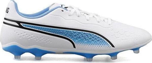 Puma King Match Fg/Ag Erkek Çim Zemin Kramponu 10725701 Beyaz - Image 1