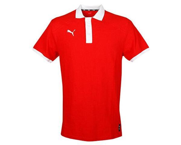 Puma Turkey Polo Türkiye Basketbol Polo Yaka Antrenman Tişörtü 60660404 Kırmızı - Image 1