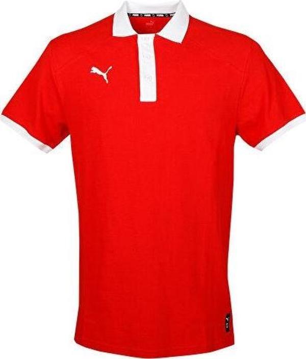 Puma Turkey Polo Türkiye Basketbol Polo Yaka Antrenman Tişörtü 60660404 Kırmızı - Image 1