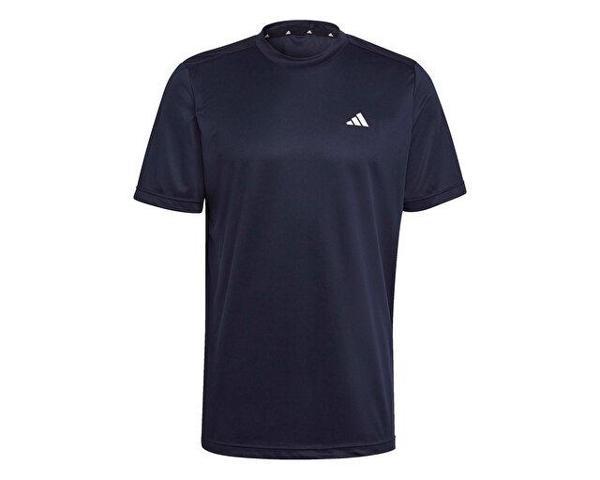 adidas M Pl T Erkek Antrenman Tişörtü GM2097 Lacivert - Image 1