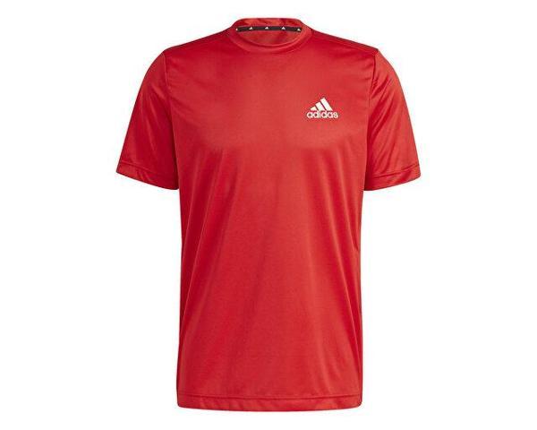 adidas M Pl T Erkek Antrenman Tişörtü GM2108 Kırmızı - Image 1