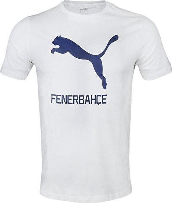 Puma Fenerbahçe Cat Tee Erkek Fenerbahçe Futbol Tişörtü 77313602 Beyaz - Image 1