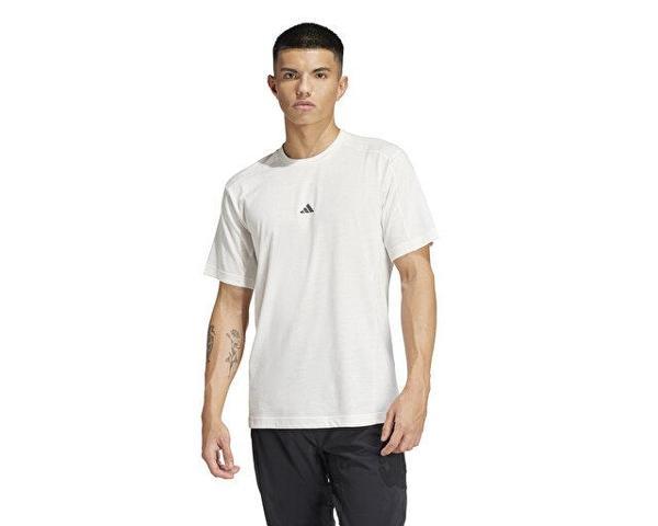 adidas Yoga Tee Erkek Antrenman Tişörtü IX9054 Beyaz - Image 1