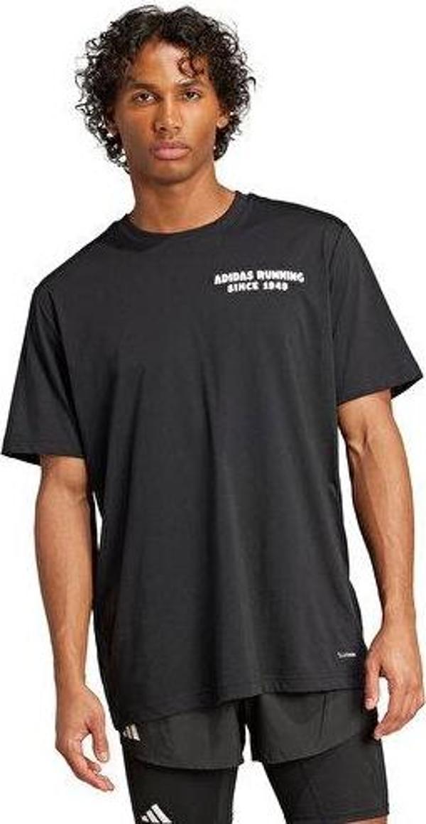 adidas M Taco G T Erkek Koşu Tişörtü JY8628 Siyah - Image 1