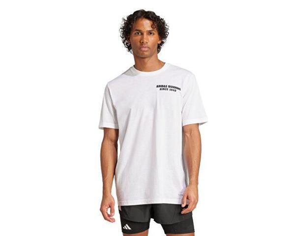 adidas M Taco G T Erkek Koşu Tişörtü KC2381 Beyaz - Image 1