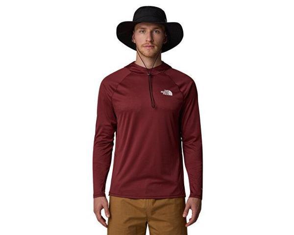 THE NORTH FACE M Sunriser Hoodie Erkek Outdoor Uzun Kollu Tişört NF0A8BN80VO1 Kahverengi - Image 1