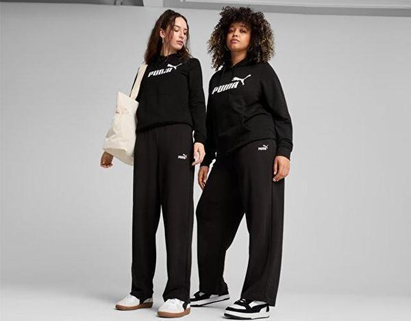 Puma Ess No.1 Logo Straight Pants Kadın Günlük Eşofman Altı 68497901 Renkli - Image 1