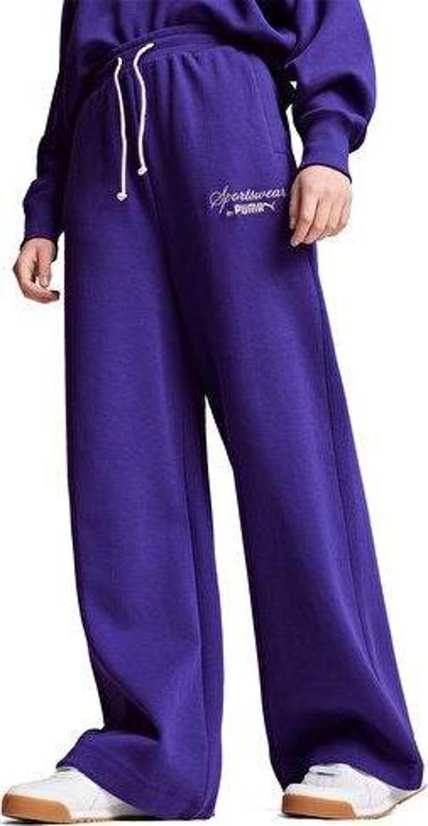 Puma Classics+ Relaxed Sweatpants Kadın Günlük Eşofman Altı 62656827 Mor - Image 1