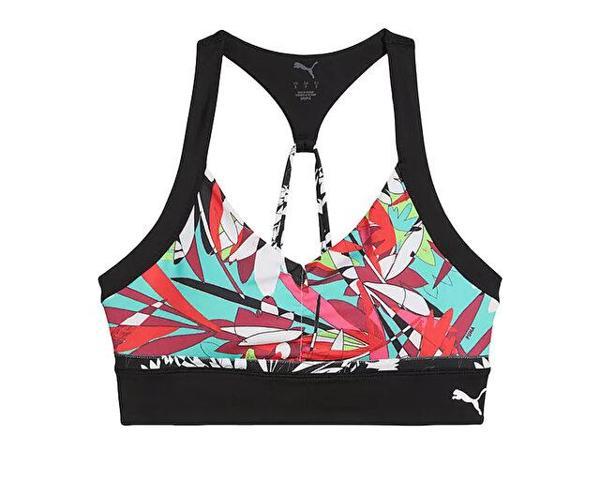 Puma 4Keeps Tropical Aop Lgln Bra Kadın Antrenman Sporcu Sütyeni 52678651 Renkli - Image 1