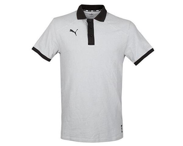 Puma Turkey Polo Türkiye Basketbol Polo Yaka Antrenman Tişörtü 60660403 Gri - Image 1