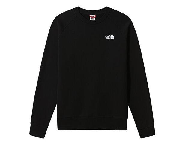 The North Face M Raglan Redbox Crew Erkek Outdoor Sweatshirts NF0A4SZ9JK31 Siyah - Image 1