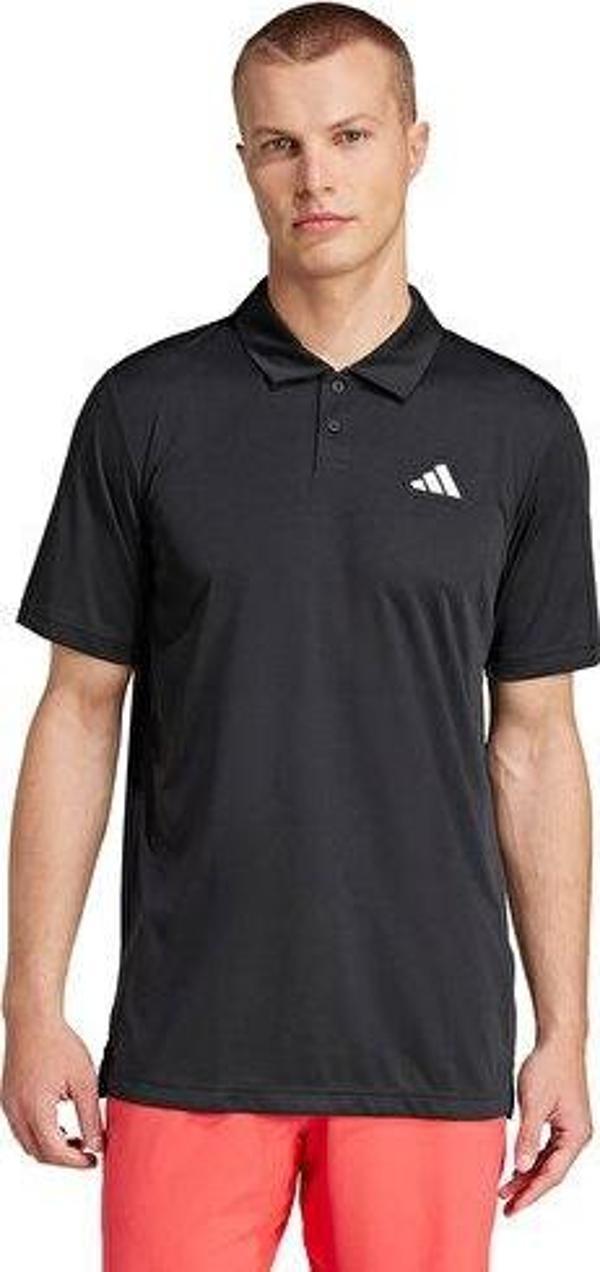 adidas Club Polo Erkek Tenis Polo Tişört JF8506 Siyah - Image 1