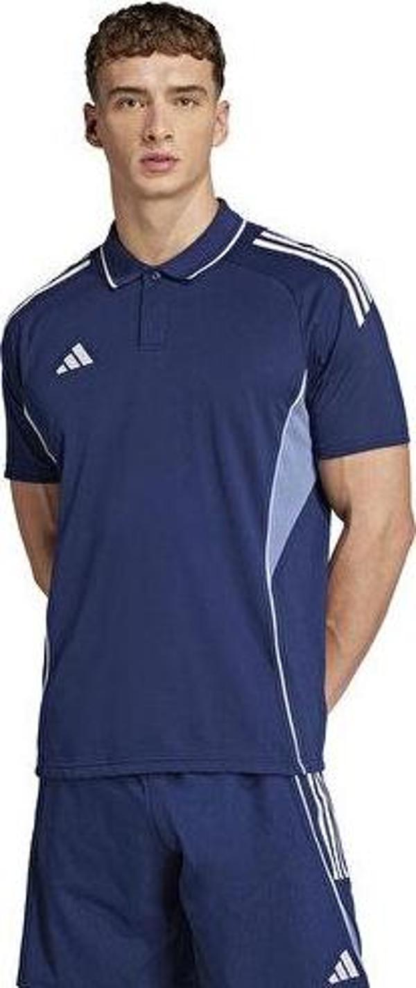 adidas Tiro25C Erkek Futbol Polo Yaka Tişört JY1811 Lacivert - Image 1