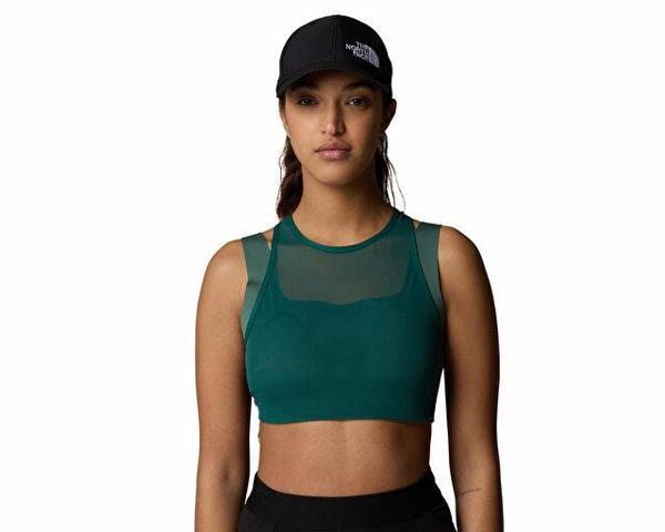 The North Face W Refina Double-Layer Bra Kadın Sporcu Sütyeni NF0A891K6GI1 Yeşil - Image 1