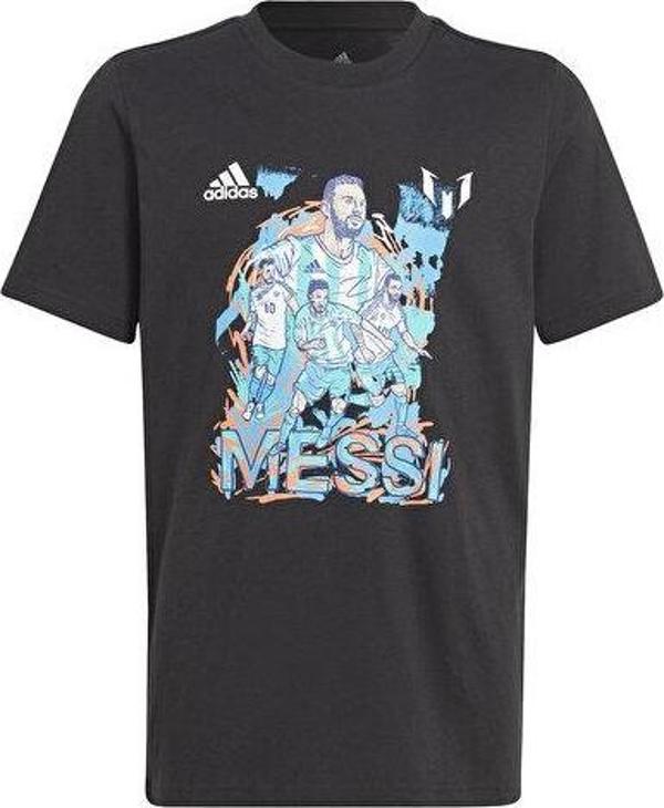 adidas Y Messi G T Çocuk Futbol Tişörtü HT5202 Siyah - Image 1