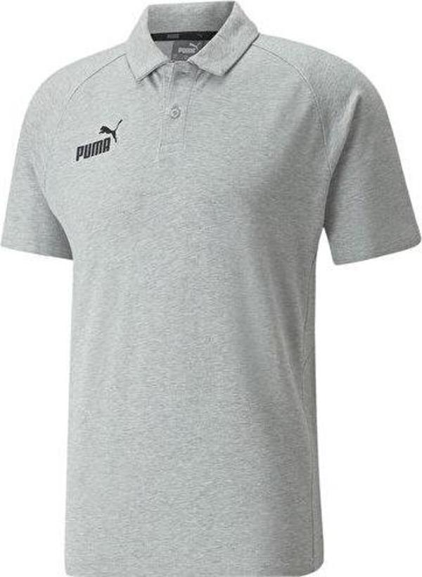 Puma Teamfinal Casuals Polo Erkek Futbol Polo Tişörtü 65738433 Gri - Image 1