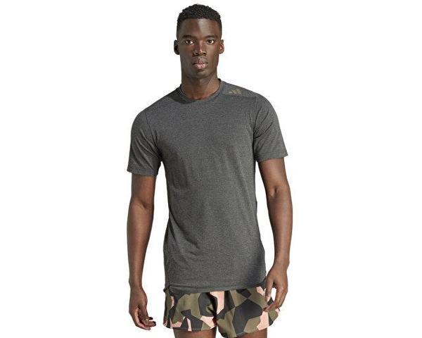 adidas D4T Ps Tee Erkek Antrenman Tişörtü HY3795 Gri - Image 1