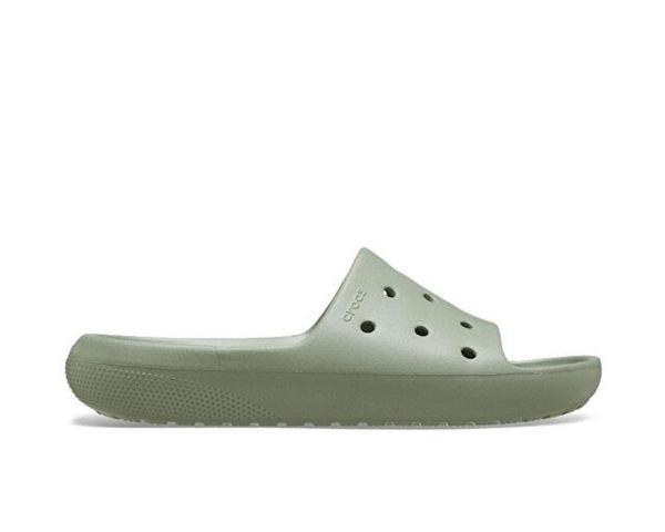 Crocs Classic Slide V2 Erkek Terlik 209401-308 Yeşil - Image 1