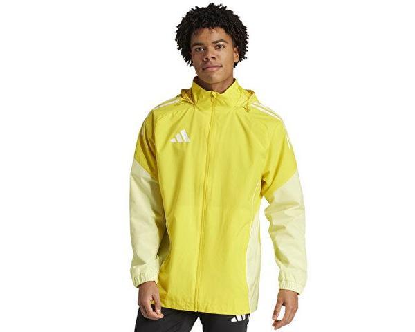Adidas Tiro25C Aw Jkt Erkek Futbol Antrenman Yağmurluk JI8958 Sarı - Image 1