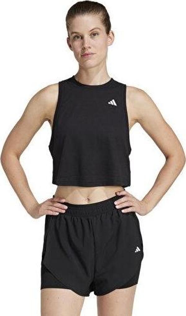 adidas We Tank Kadın Antrenman Tişörtü JF1025 Siyah - Image 1