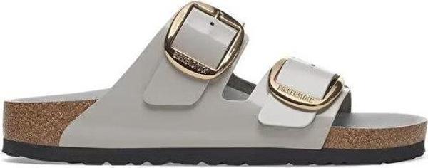 Birkenstock Arizona Big Buckle Nl High Shine Kadın Terliği 1029391-20317 Gri - Image 1