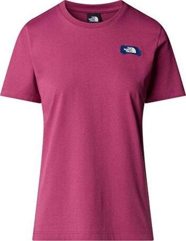 The North Face W Ss Outdoor Graphic Tee Kadın Outdoor Tişörtü NF0A8C226EO1 Pembe - Image 1