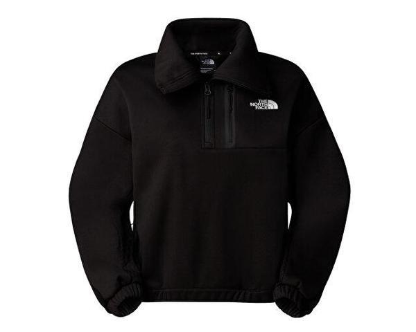 The North Face W Ma Fleece interest 1/4 Zip Kadın Outdoor Sweatshirts NF0A8BFPJK31 Siyah - Image 1