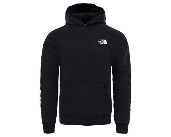 The North Face M Raglan Red Box Hd Erkek Outdoor Sweatshirts NF0A2ZWUJK31 Siyah - Image 1