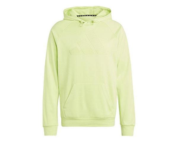 adidas M Gg Bl Hd Erkek Antrenman Sweatshirts IM1782 Yeşil - Image 1