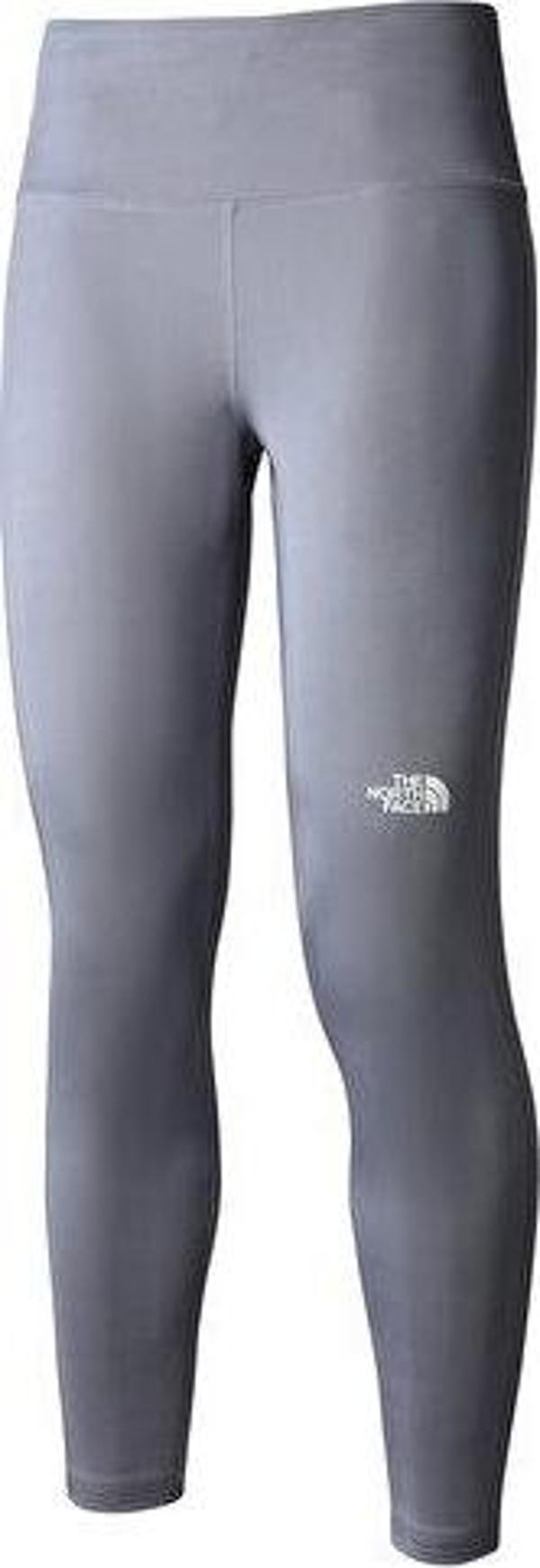 The North Face W Flex High Rise 7/8 Tight Kadın Yüksek Belli Koşu Taytı NF0A7ZB8N141 Gri - Image 1