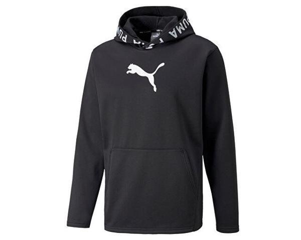 Puma Train Pwr Fleece Hoodie Erkek Koşu Sweatshirts 52089301 Siyah - Image 1