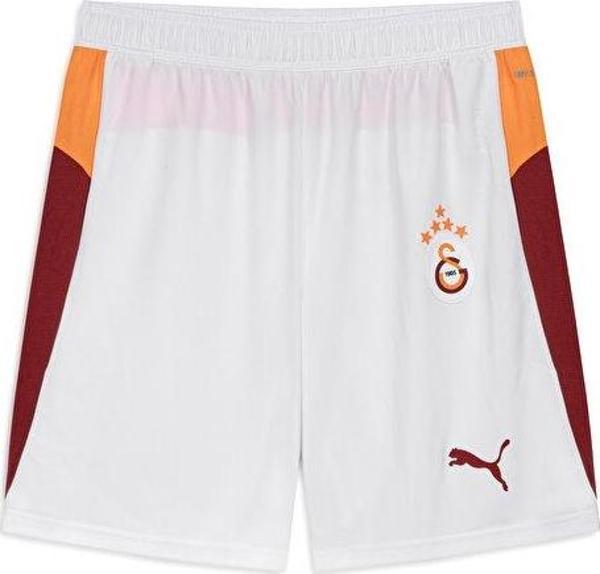 Puma Gsk Shorts Replıca W/Blockıng W/O Erkek Galatasaray 25/26 Deplasman Şortu 77982302 Beyaz - Image 1