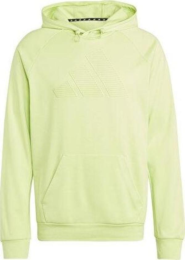 adidas M Gg Bl Hd Erkek Antrenman Sweatshirts IM1782 Yeşil - Image 1