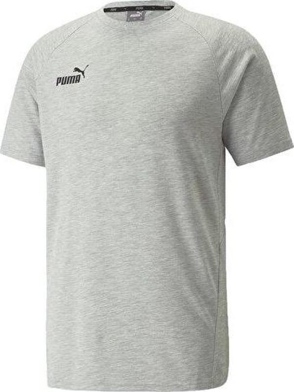 Puma Teamfinal Casuals Tee Erkek Futbol Tişörtü 65738533 Gri - Image 1