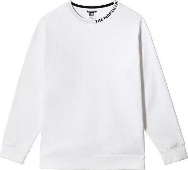 The North Face M Zumu Crew Fleece Erkek Outdoor Sweatshirts NF0A5ILHFN41 Beyaz - Image 1