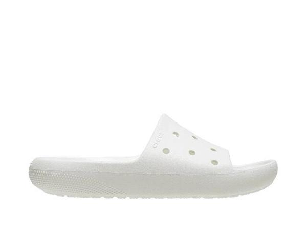 Crocs Classic Slide V2 Unisex Terlik 209401-100 Beyaz - Image 1