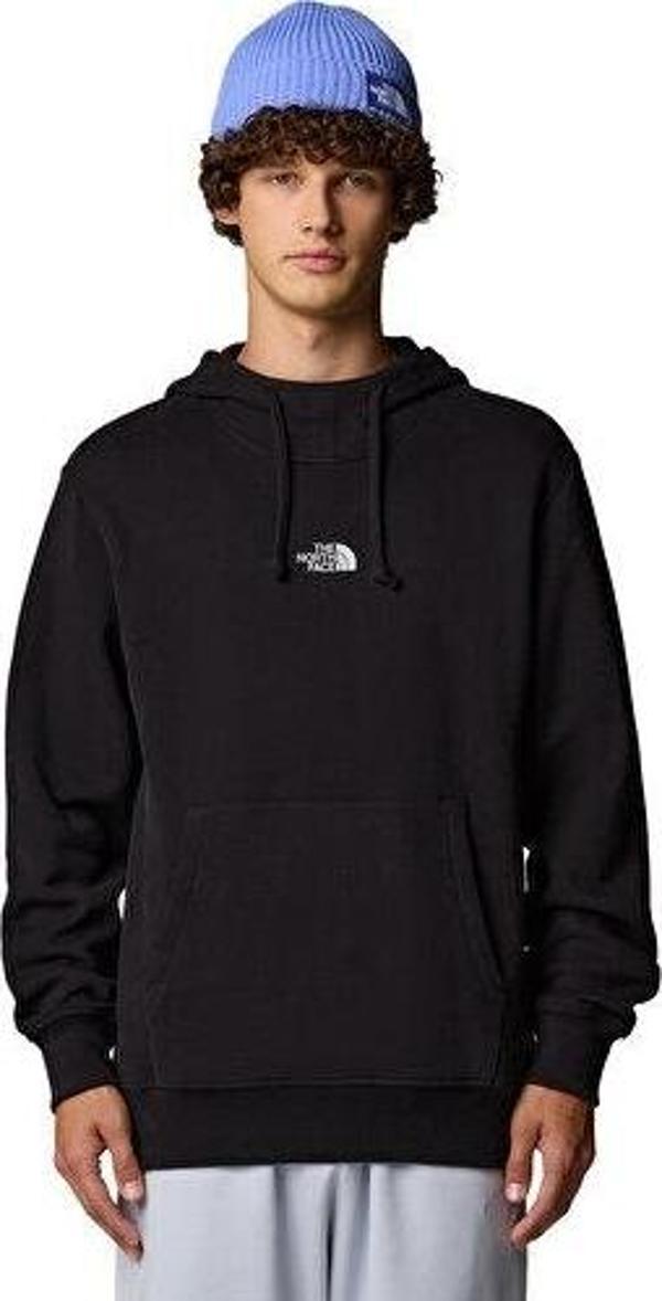 The North Face U Never Stop Relaxed Hoodie Unisex Outdoor Sweatshirts NF0A8C3CJK31 Siyah - Image 1