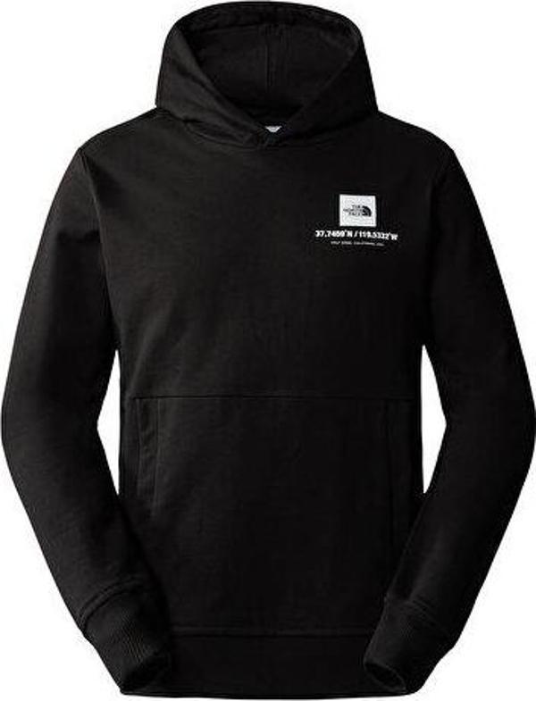 The North Face M Coordinates Hoodie Erkek Outdoor Sweatshirts NF0A826UJK31 Siyah - Image 1
