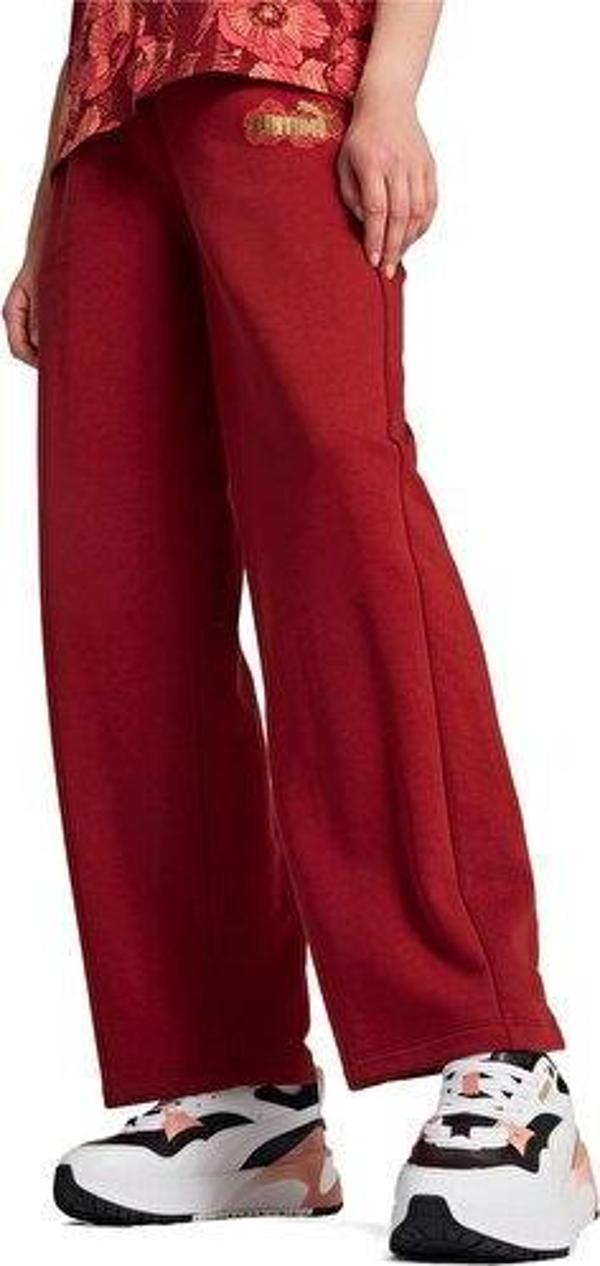 Puma Ess+ Class Act Pants Kadın Günlük Eşofman Altı 68249813 Kırmızı - Image 1