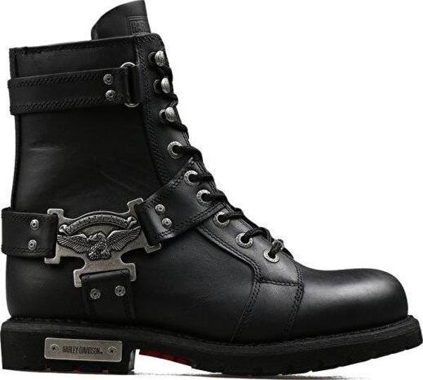 Harley Davidson Siyah Erkek Botu 025M100447-Black-Derı - Image 1