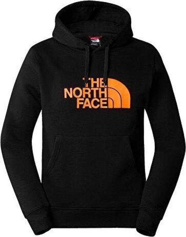 The North Face M Drew Peak Pullover Hoodie Erkek Outdoor Sweatshirts NF00AHJYTQG1 Siyah - Image 1