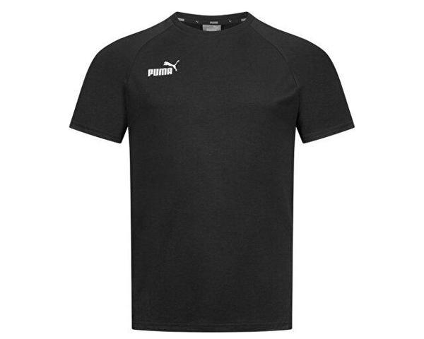 Puma Teamfinal Casuals Tee Erkek Futbol Tişörtü 65738503 Siyah - Image 1