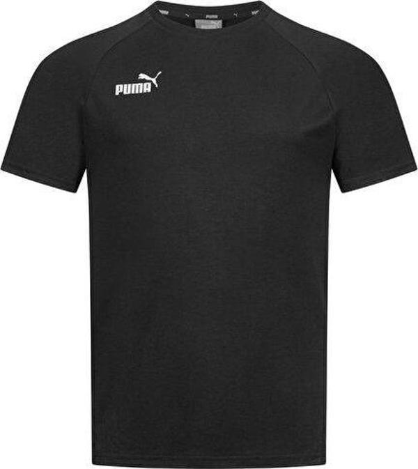 Puma Teamfinal Casuals Tee Erkek Futbol Tişörtü 65738503 Siyah - Image 1