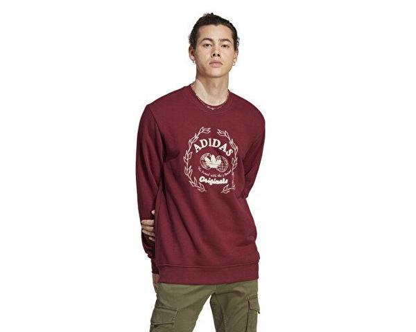 adidas Hta Crew Erkek Günlük Sweatshirts IC5770 Kırmızı - Image 1