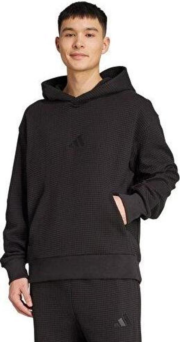 adidas M A Szn M Hd Erkek Günlük Sweatshirts JL6557 Siyah - Image 1
