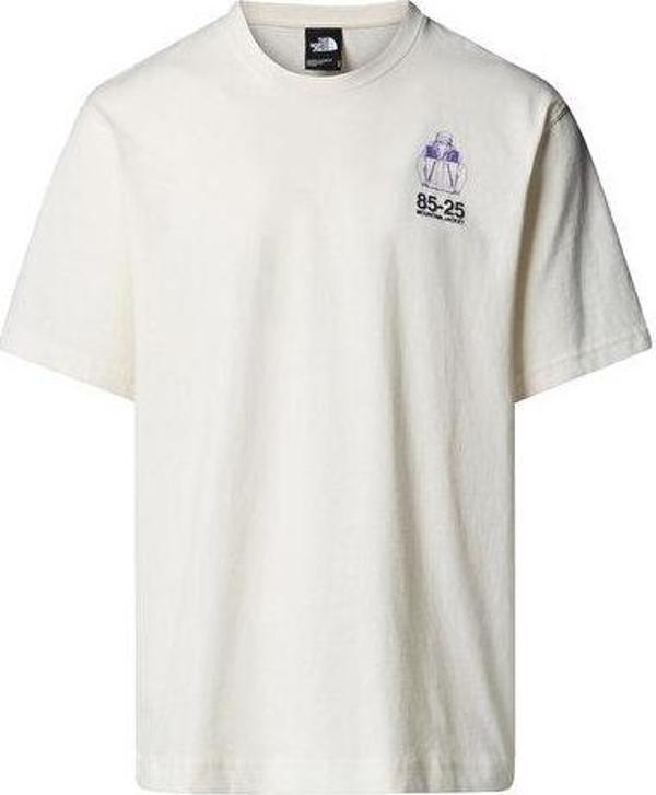 The North Face U S/S Mnt Jacket Anniversary  Relaxed Te Unisex Günlük Tişört NF0A8DN5QLI1 Beyaz - Image 1