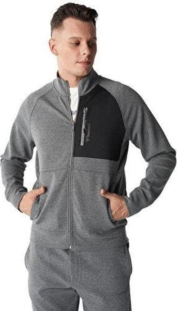Hummel Hmlrandy Zip Jacket Erkek Günlük Ceket 921819-2833 Gri - Image 1