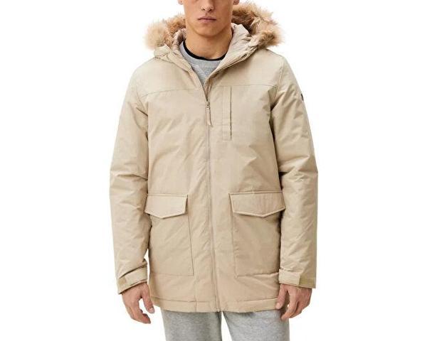 adidas Paveric Fur Par Erkek Günlük Mont IX8886 Krem - Image 1
