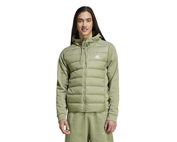 adidas Ess Dwn Hyb J Erkek Günlük Mont IX8915 Yeşil - Image 1