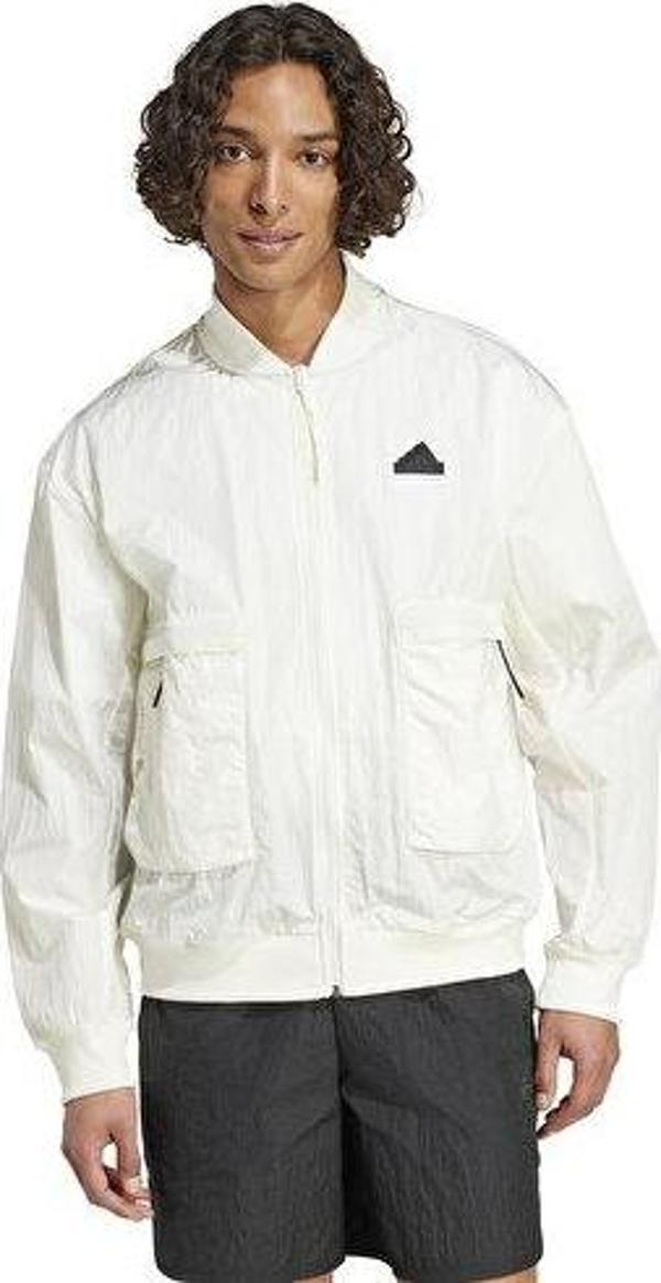 adidas M Ce Q3 Pr Bjkt Erkek Günlük Ceket IV7427 Beyaz - Image 1